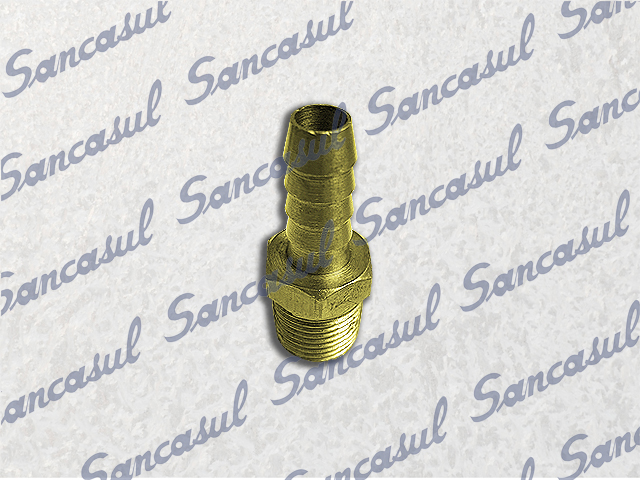 [CONEXA0006] ESPIGÃO 1/2" ROSCA X 1/2" MANGUEIRA