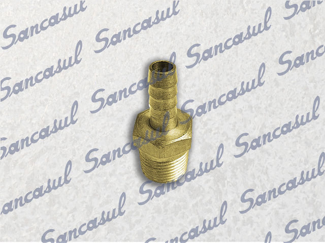 [CONEXA0116] ESPIGÃO 1/2" ROSCA X 3/8" MANGUEIRA